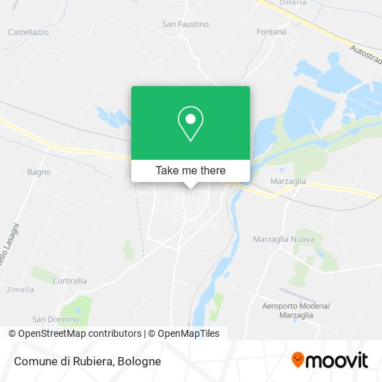 Comune di Rubiera map