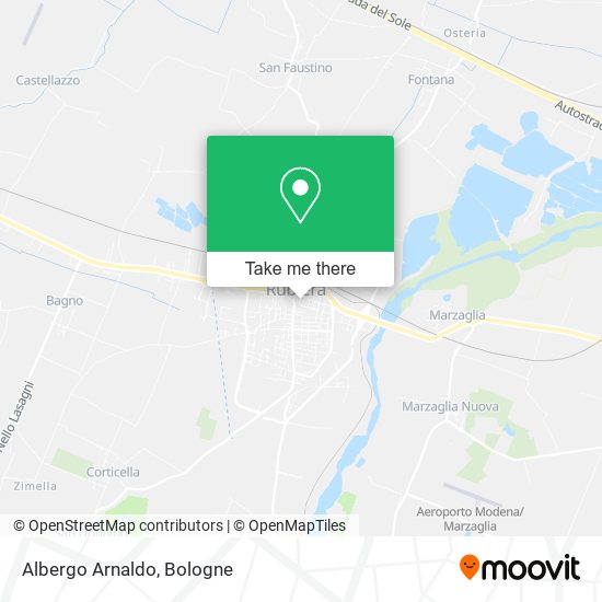 Albergo Arnaldo map