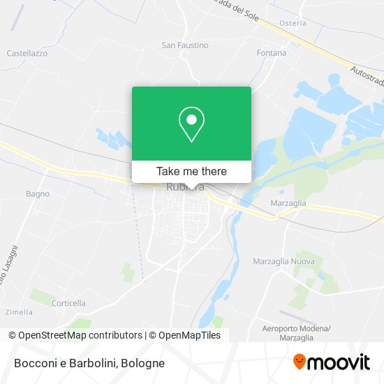 Bocconi e Barbolini map