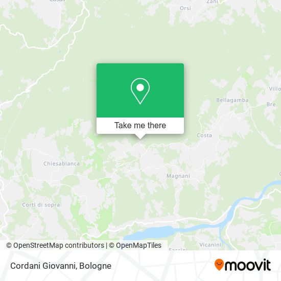 Cordani Giovanni map