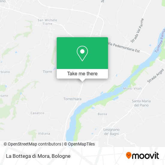La Bottega di Mora map