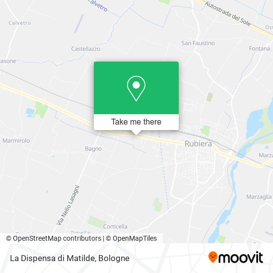 La Dispensa di Matilde map