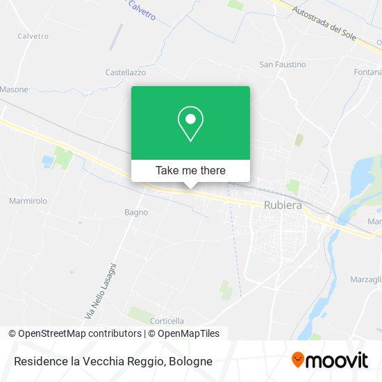 Residence la Vecchia Reggio map
