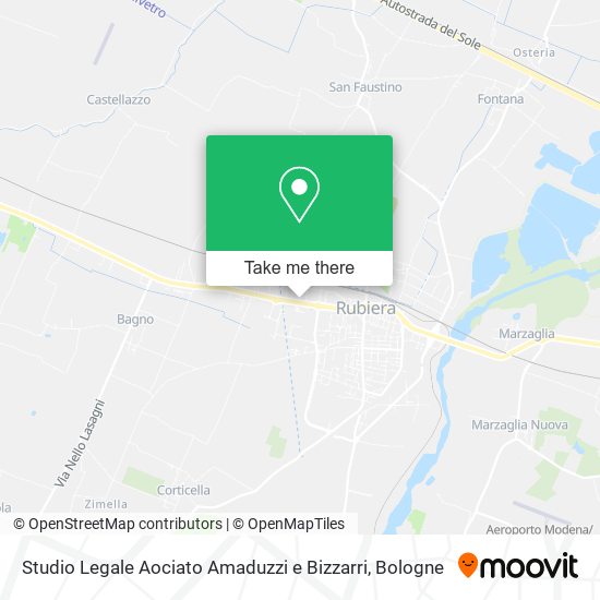 Studio Legale Aociato Amaduzzi e Bizzarri map