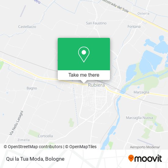 Qui la Tua Moda map