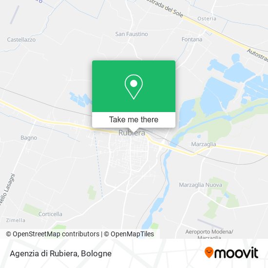 Agenzia di Rubiera map