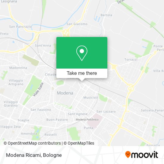 Modena Ricami map
