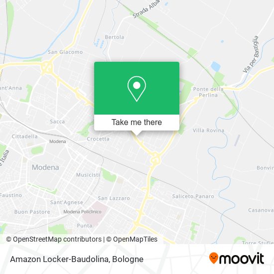 Amazon Locker-Baudolina map