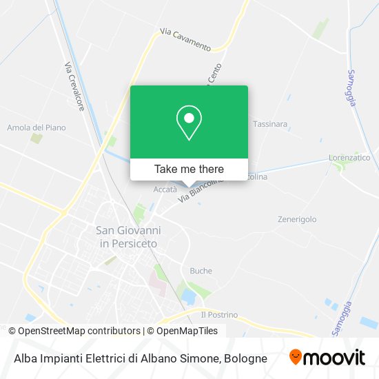 Alba Impianti Elettrici di Albano Simone map