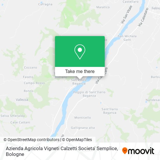 Azienda Agricola Vigneti Calzetti Societa' Semplice map