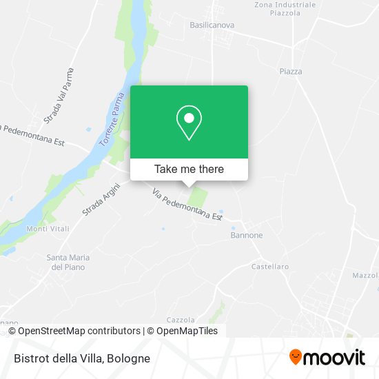 Bistrot della Villa map