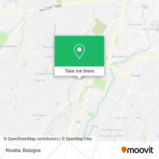 Rivalta map