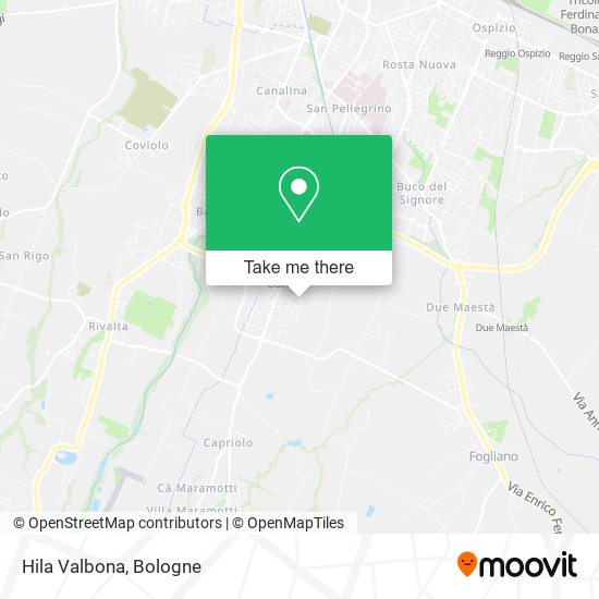 Hila Valbona map