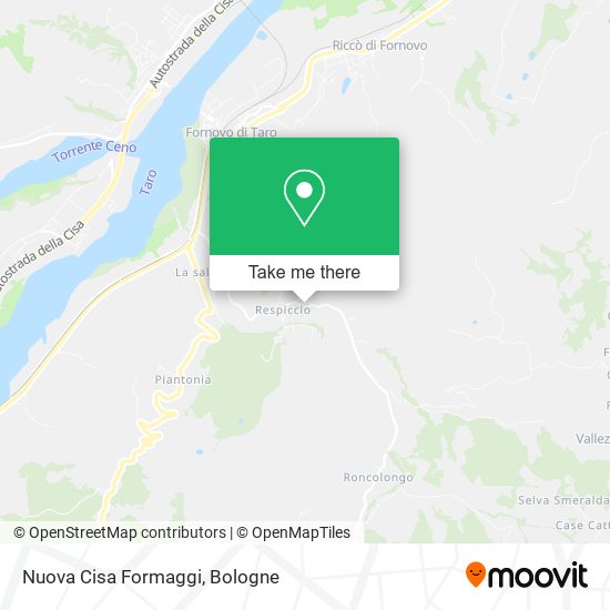 Nuova Cisa Formaggi map