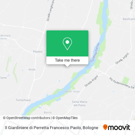 Il Giardiniere di Perretta Francesco Paolo map