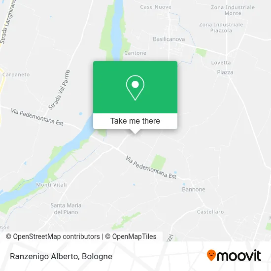 Ranzenigo Alberto map