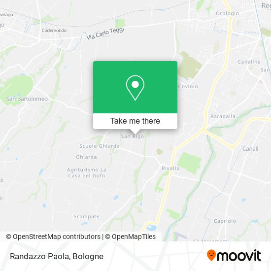 Randazzo Paola map