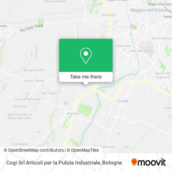 Cogi Srl Articoli per la Pulizia Industriale map