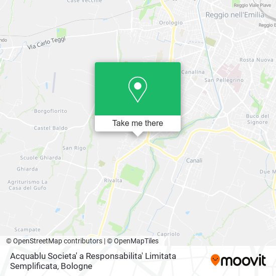 Acquablu Societa' a Responsabilita' Limitata Semplificata map