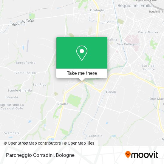 Parcheggio Corradini map