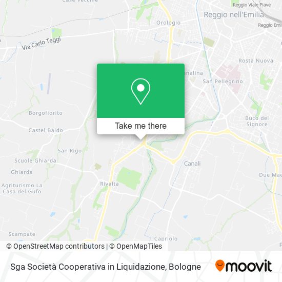 Sga Società Cooperativa in Liquidazione map