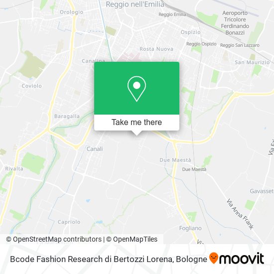 Bcode Fashion Research di Bertozzi Lorena map