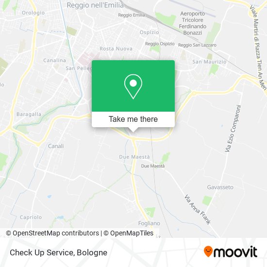 Check Up Service map