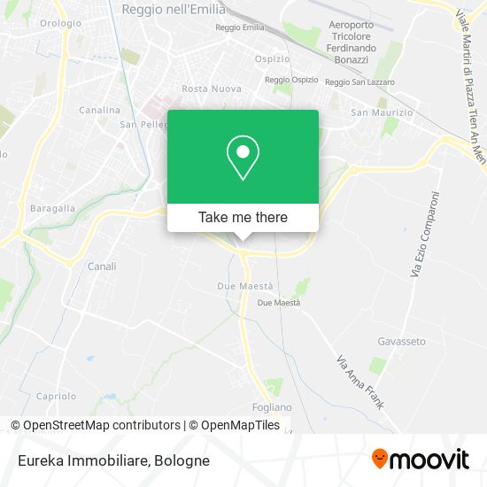 Eureka Immobiliare map