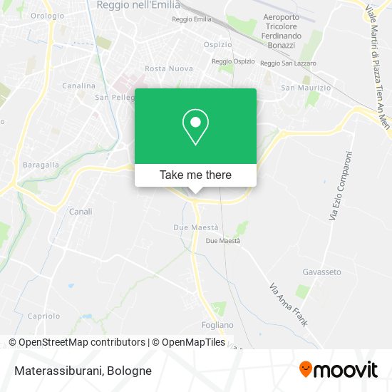 Materassiburani map