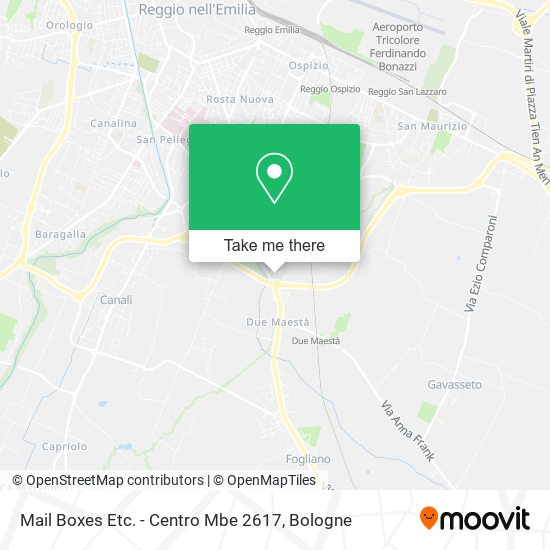 Mail Boxes Etc. - Centro Mbe 2617 map