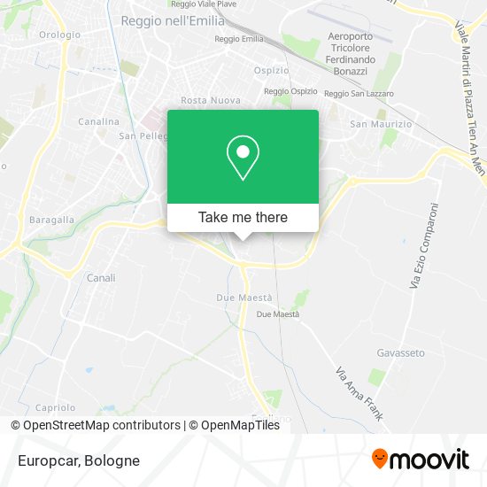 Europcar map