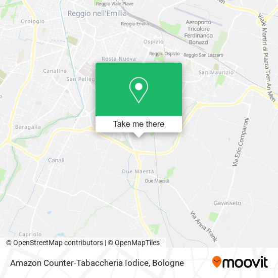 Amazon Counter-Tabaccheria Iodice map