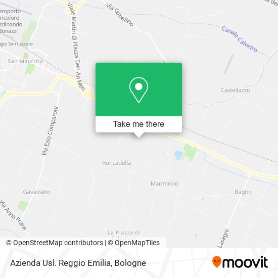 Azienda Usl. Reggio Emilia map