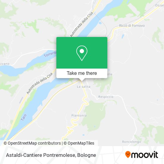 Astaldi-Cantiere Pontremolese map
