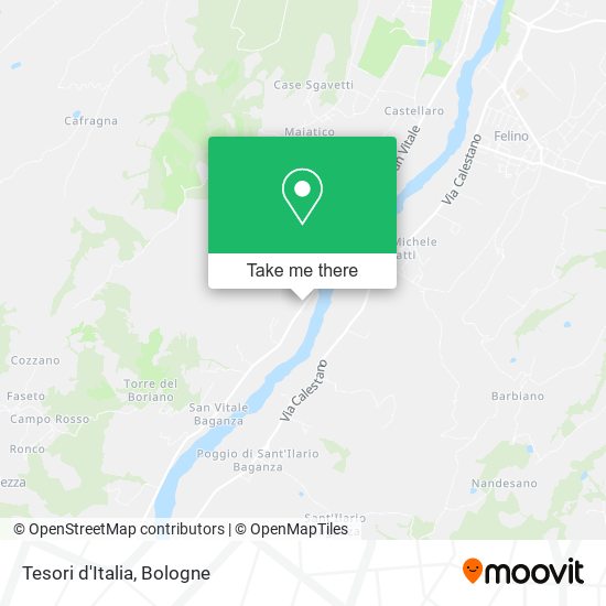 Tesori d'Italia map