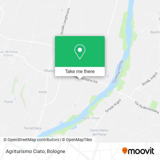 Agriturismo Ciato map