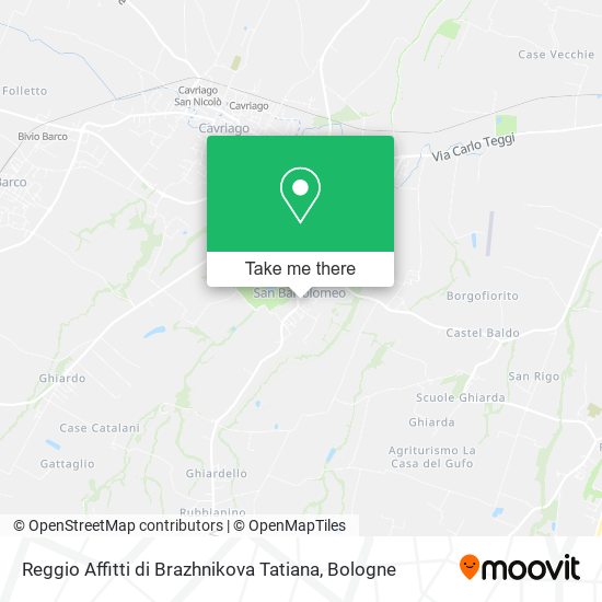 Reggio Affitti di Brazhnikova Tatiana map