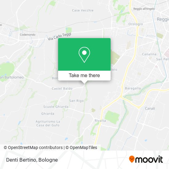 Denti Bertino map