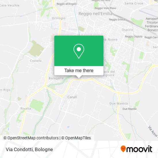 Via Condotti map