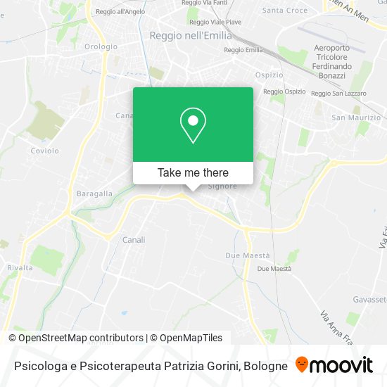 Psicologa e Psicoterapeuta Patrizia Gorini map