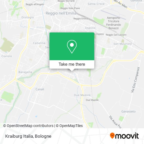Kraiburg Italia map