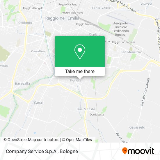 Company Service S.p.A. map