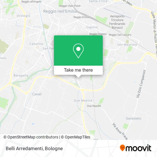 Belli Arredamenti map