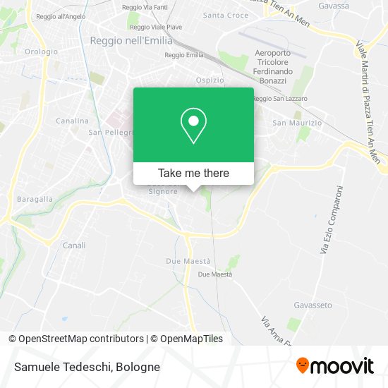Samuele Tedeschi map
