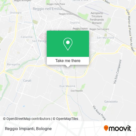 Reggio Impianti map