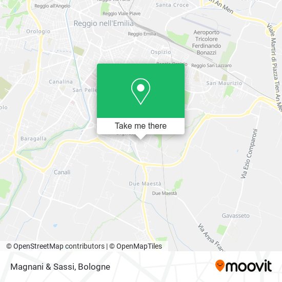 Magnani & Sassi map