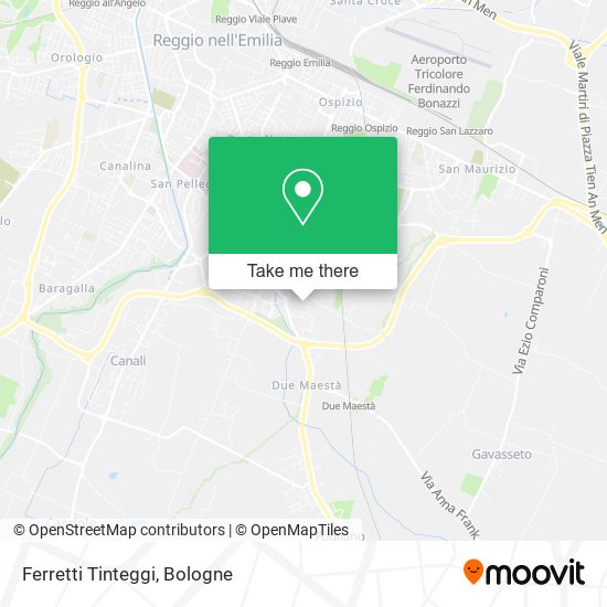 Ferretti Tinteggi map