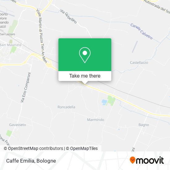 Caffe Emilia map