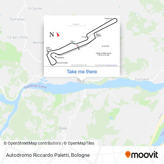 Autodromo Riccardo Paletti map