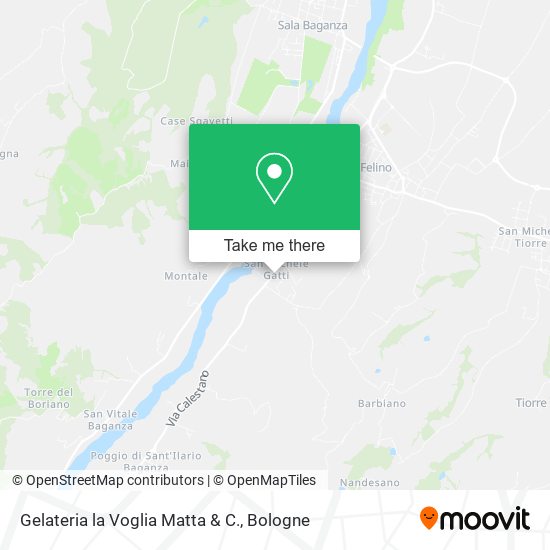Gelateria la Voglia Matta & C. map